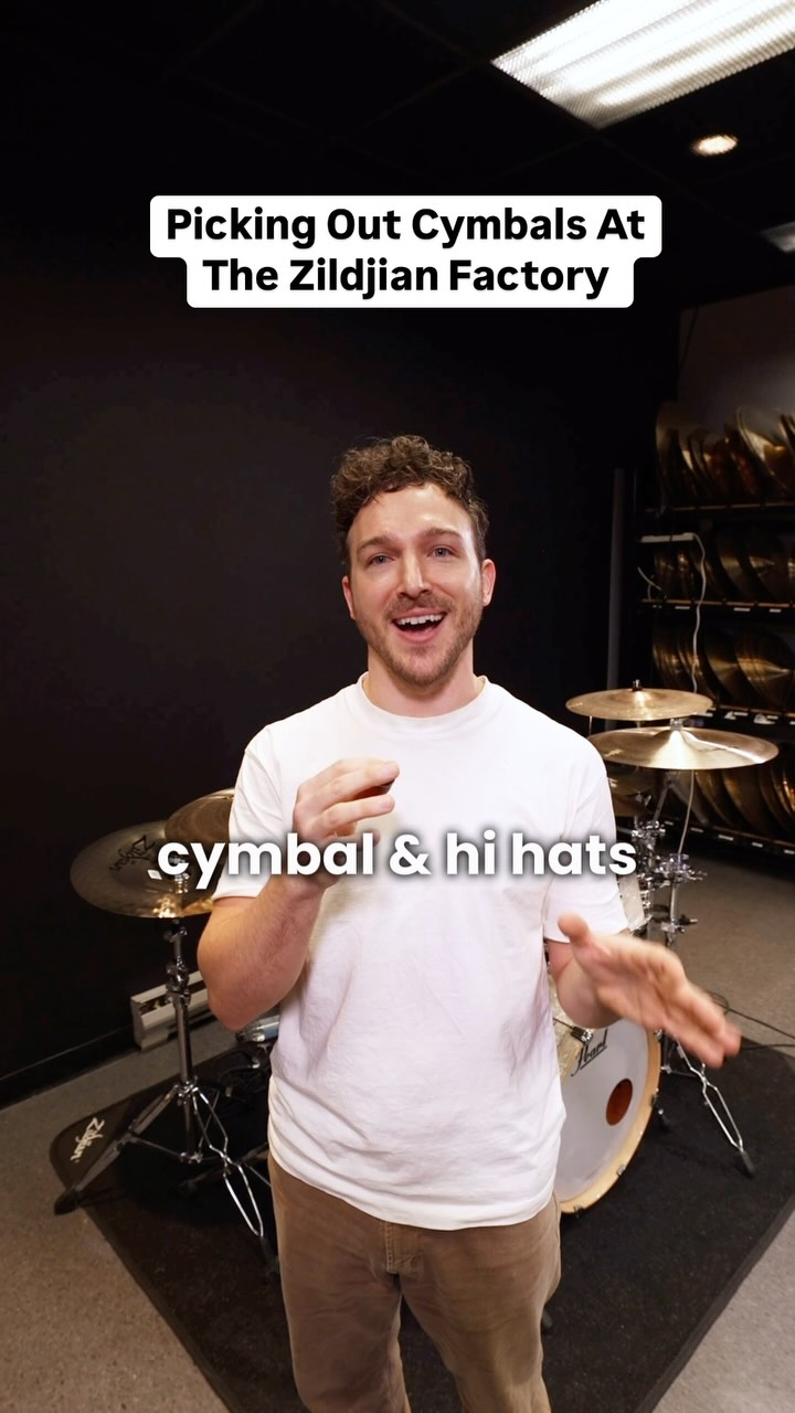 Instagram post by @samwerrell for Vic Firth. Caption reads: [...] that I am now a @zildjiancompany & @vicfirth....