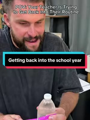 TikTok post by @mr_lindsay_sped for AdvoCare. Caption reads: [...] still getting adjusted! 😅 Spark from....
