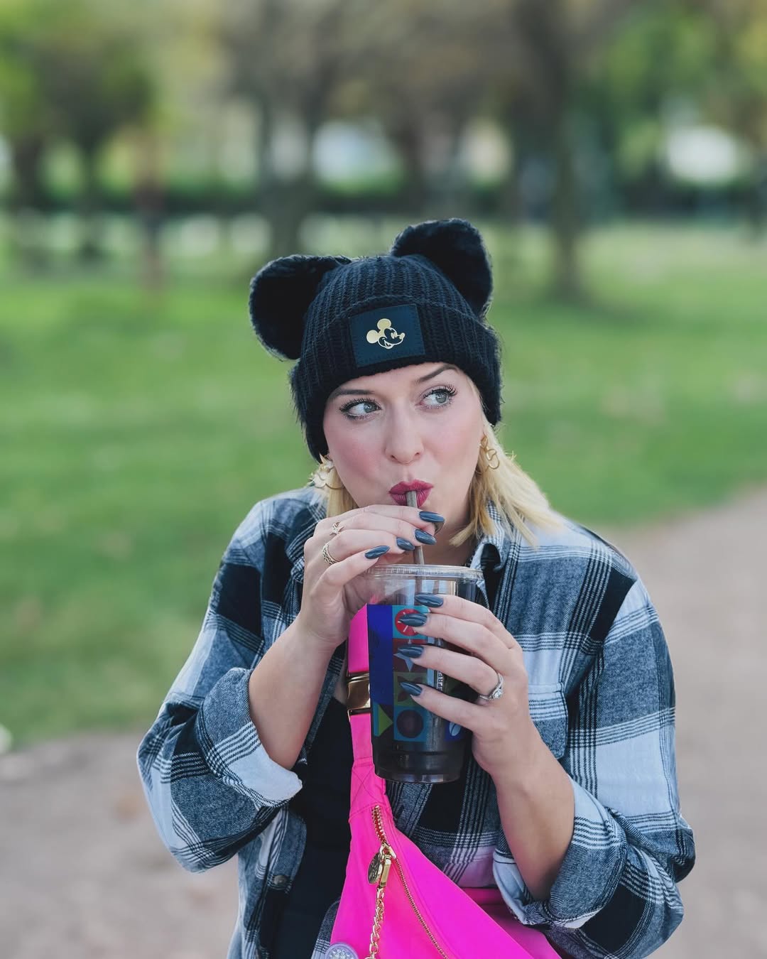 Instagram post by @molly_mcawesome_ for Love Your Melon. Caption reads: Me the second it’s under 65°: cute beanie ❄️
Also....