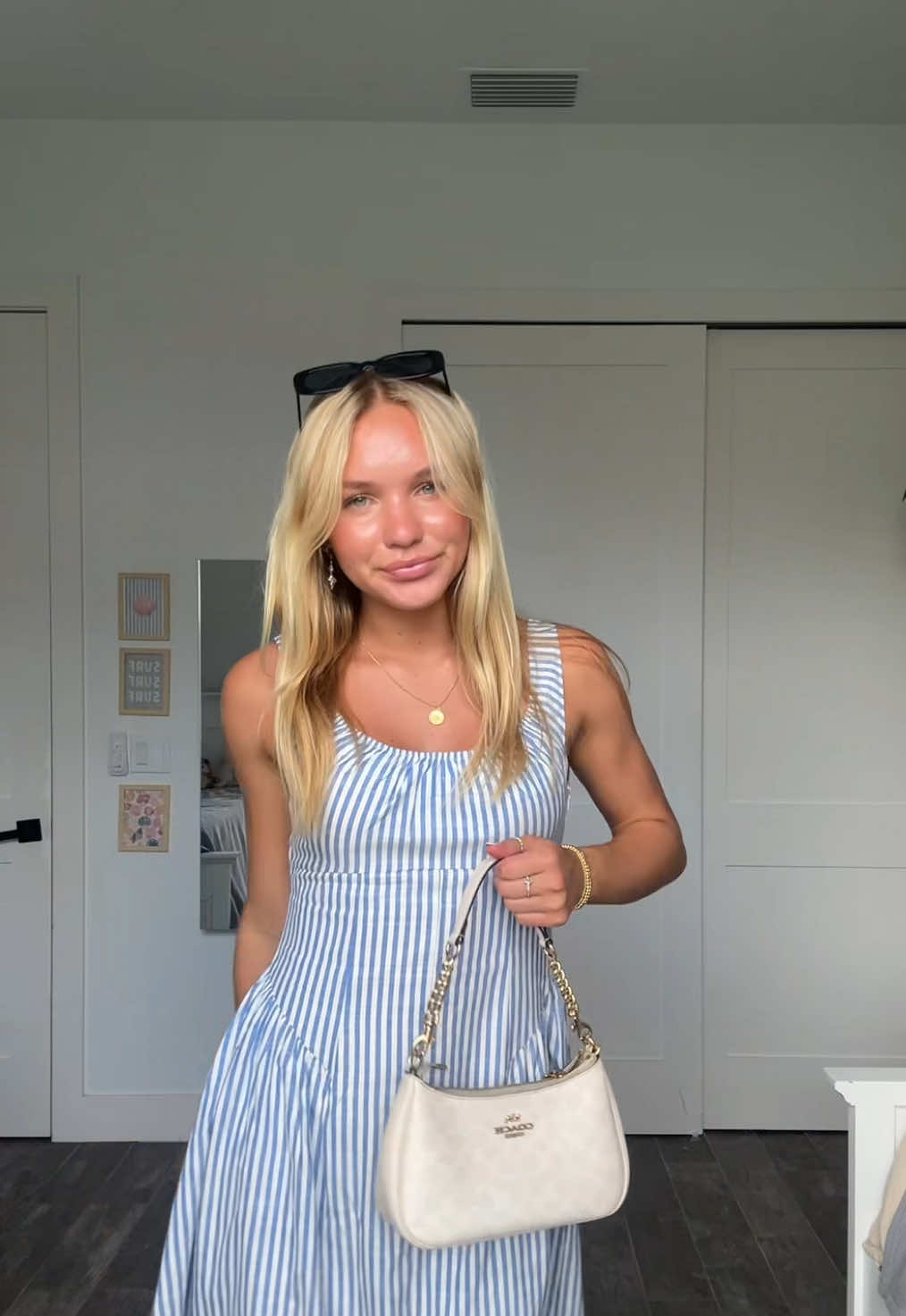 TikTok post by @mariia.march for CiderCloset. Caption reads: church ootd with @CiderCloset #fitcheck #dress....