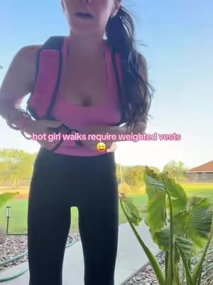 TikTok post by @torygarcia24 for Zelus Fitness. Caption reads: @ZELUS Fitness #weightedvest #workoutmusthaves....
