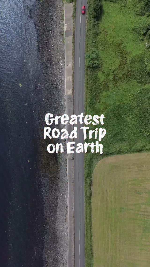 Instagram post by @sashaferg for Discover Northern Ireland. Caption reads: The Best Road Trip in the World 🌍 🚐 
Mon with....