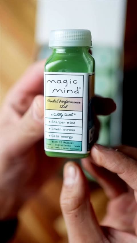 Instagram post by @blatantreviewz for Magic Mind. Caption reads: @magicmind has officially moved to the probiotic....