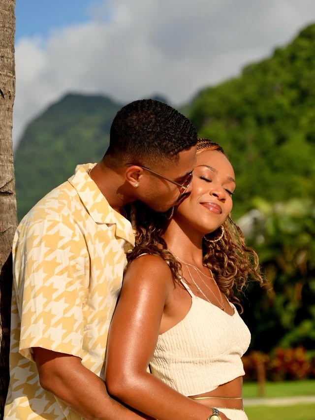 Instagram post by @randallgriffin for Sandals Resorts. Caption reads: Spent our honeymoon a few months ago at the....