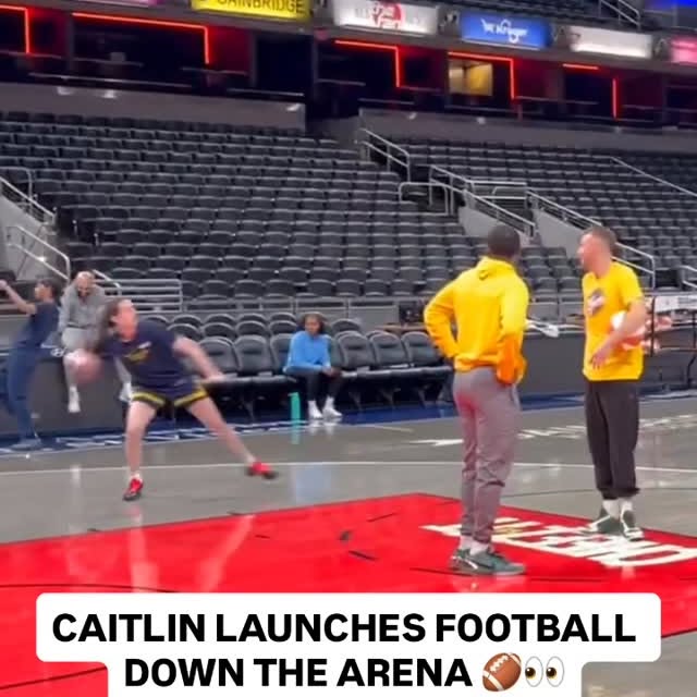 Instagram post by @brwsports for House of Highlights. Caption reads: QB Caitlin Clark 🔥

(via @scottagness)....