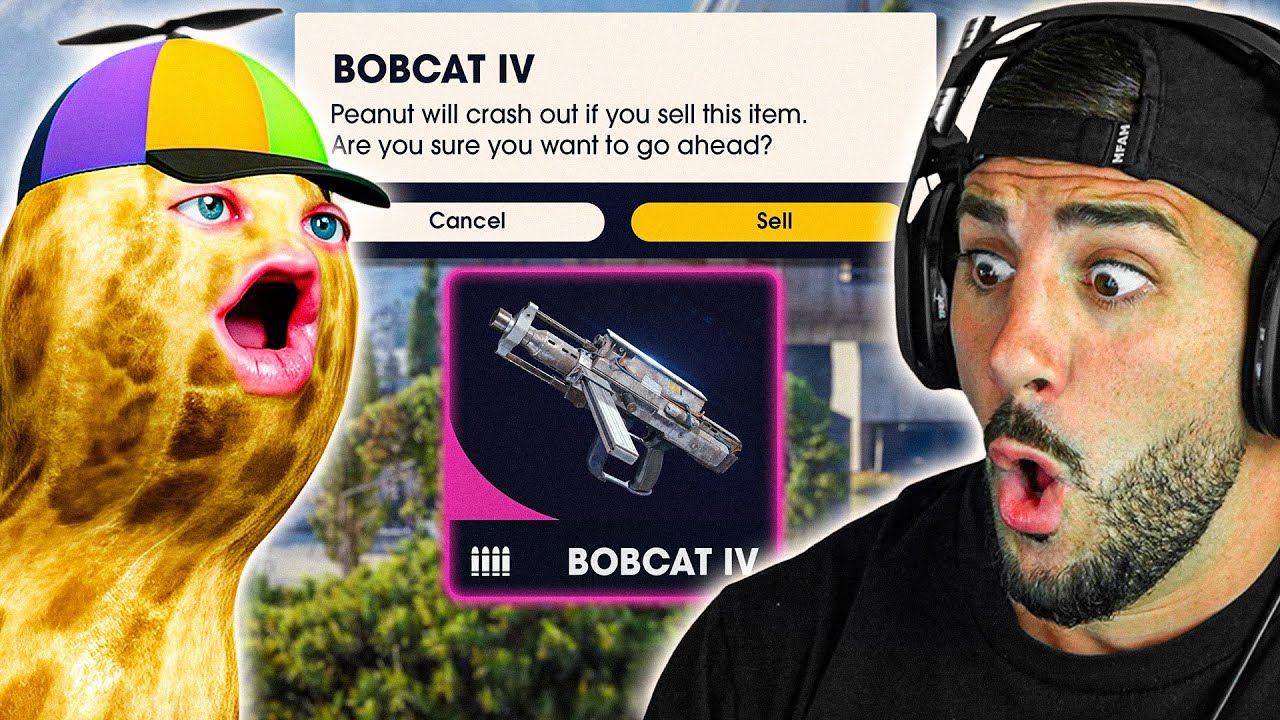 YouTube post by @NICKMERCS for Underdog Fantasy. Caption reads: NEVER DO THIS IN FRONT OF THE BURNTPEANUT.