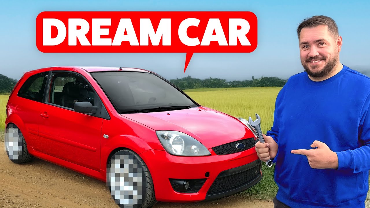 YouTube post by @TopDeadC for carVertical. Caption reads: I Finally Built My Dream First Car.
