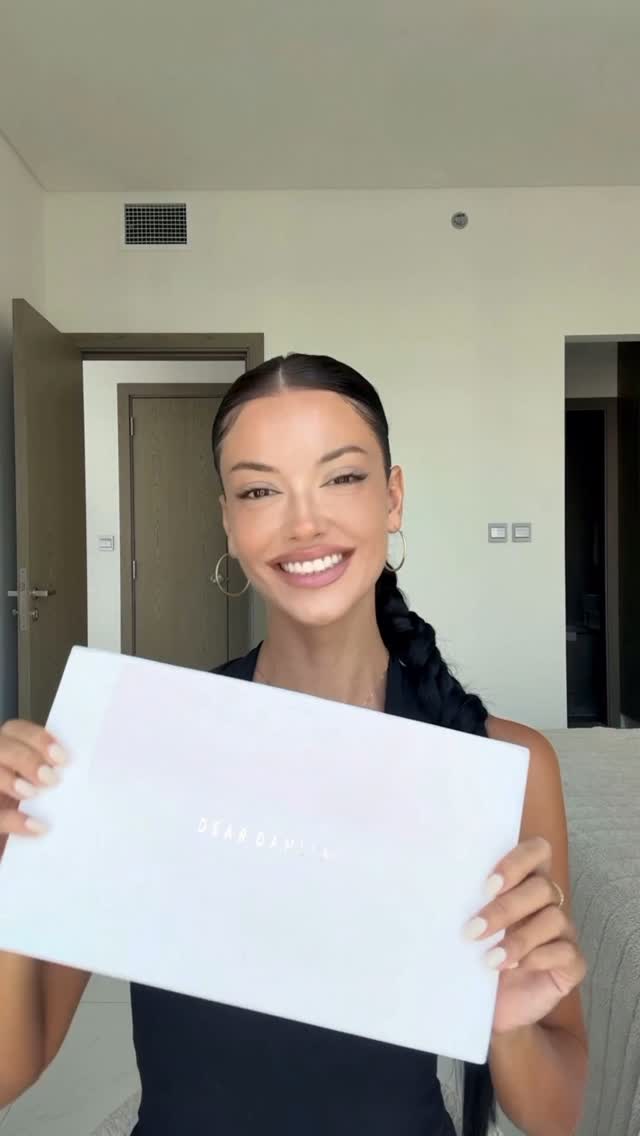 Instagram post by @enisa.bukvic for DearDahlia. Caption reads: Let me put you guys on these creamy blushes! 
I....