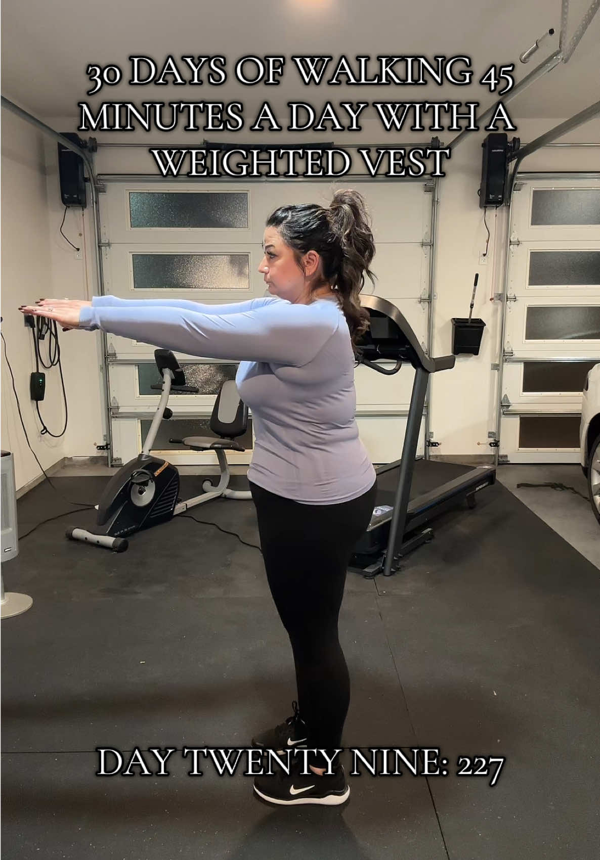 TikTok post by @jessrusch for Zelus Fitness. Caption reads: [...] #holidayhaul #workoutroutine @ZELUS Fitness .