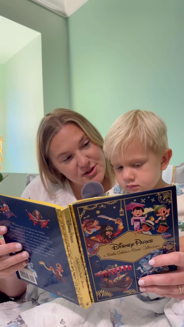 Instagram post by @thetimtracker for Disney Publishing Worldwide. Caption reads: #ad Our family has always loved Little Golden....