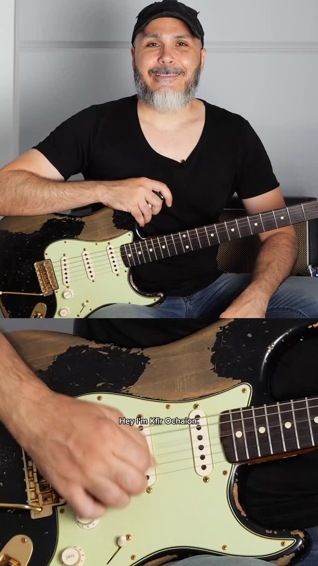 Instagram post by @kfiro for Fender. Caption reads: Sit down with @kfiro and the Tone Master Pro as he....
