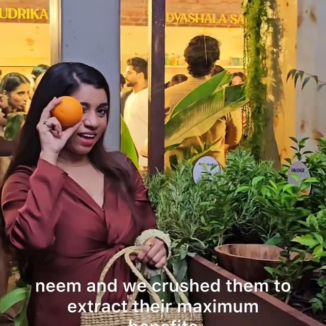 Instagram post by @surabhi_littlereviews for Indulekha. Caption reads: Dandruff flakes, itchy scalp, and constant hair....