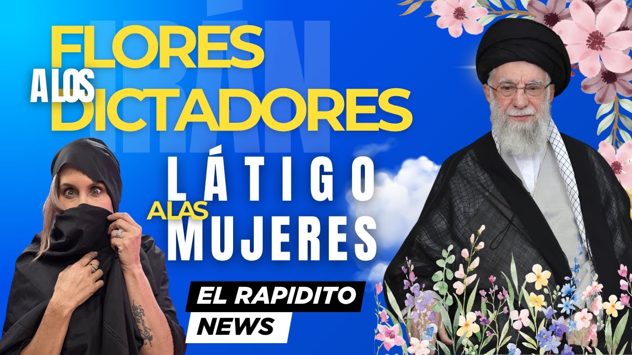 YouTube post by @FactoresDePoder for Envato. Caption reads: MUJERES CHAVISTAS RINDEN HOMENAJE A IRÁN - EL....