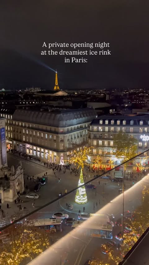 Instagram post by @phayeon for Galeries Lafayette. Caption reads: Opening party of the Galeries Lafayette rooftop....