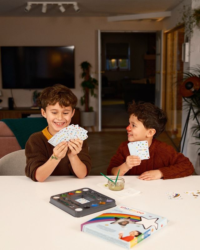 Instagram post by @daywithdad for Snazaroo. Caption reads: [...] time 🎨 
Ad The boys love a good....