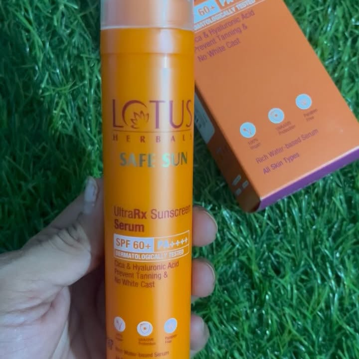 Instagram post by @balloonface007 for Lotus Botanicals. Caption reads: Your skin deserves science-backed protection.....