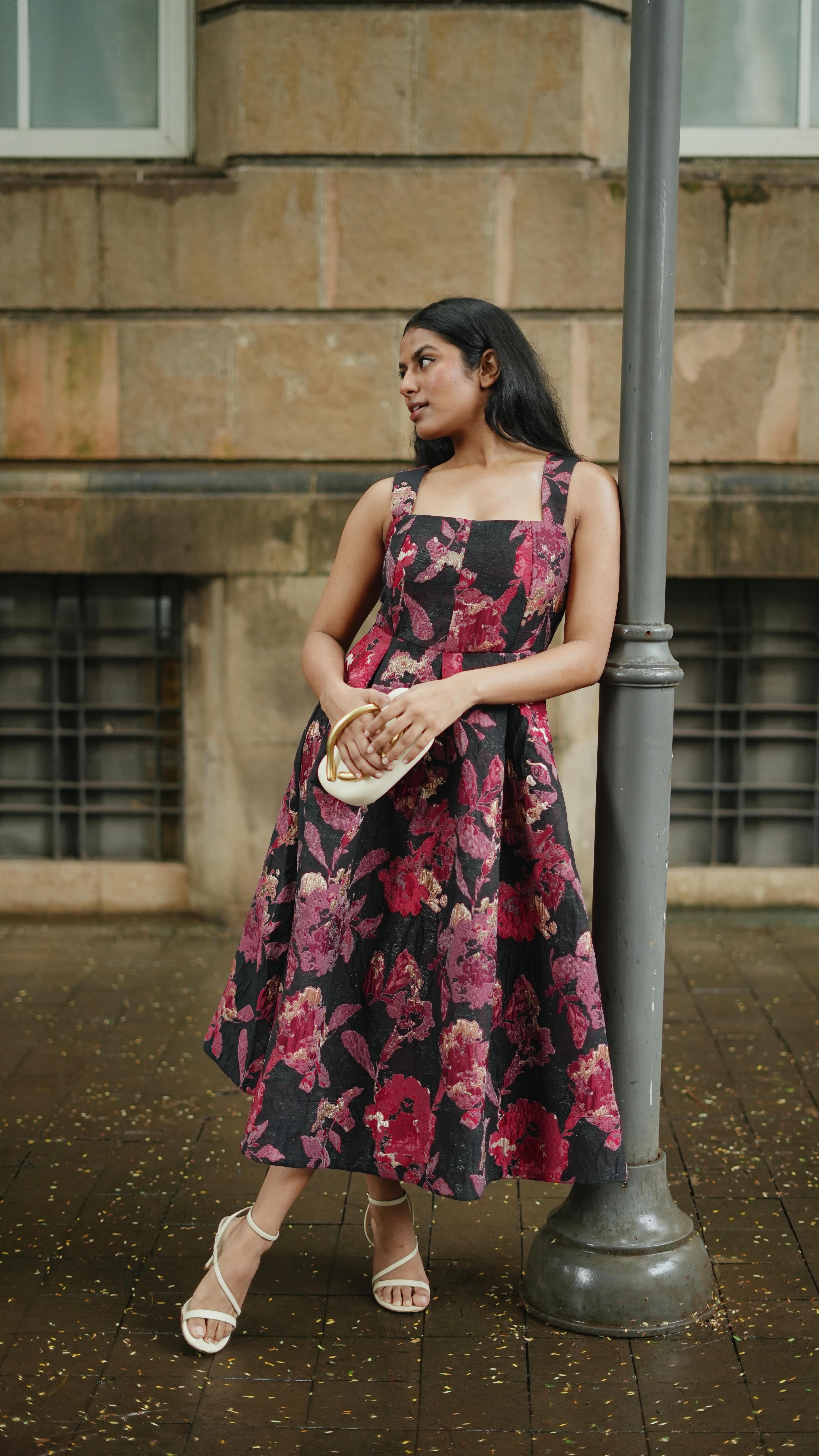 Instagram post by @celina_mathew for VERO MODA. Caption reads: [...] the season, owning every step with....