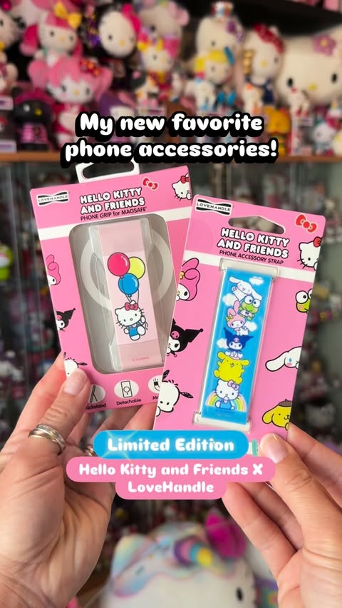 Instagram post by @mcmkitty for LOVEHANDLE. Caption reads: [...] 😍 These grips are part of the new....