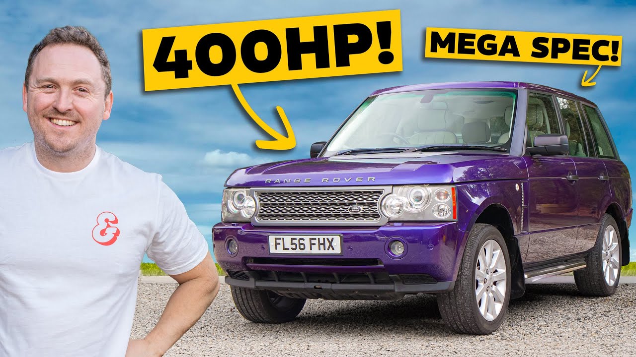 YouTube post by @Autoalexv2 for carVertical. Caption reads: My Cheap £3000 Range Rover Is The ONLY ONE They....