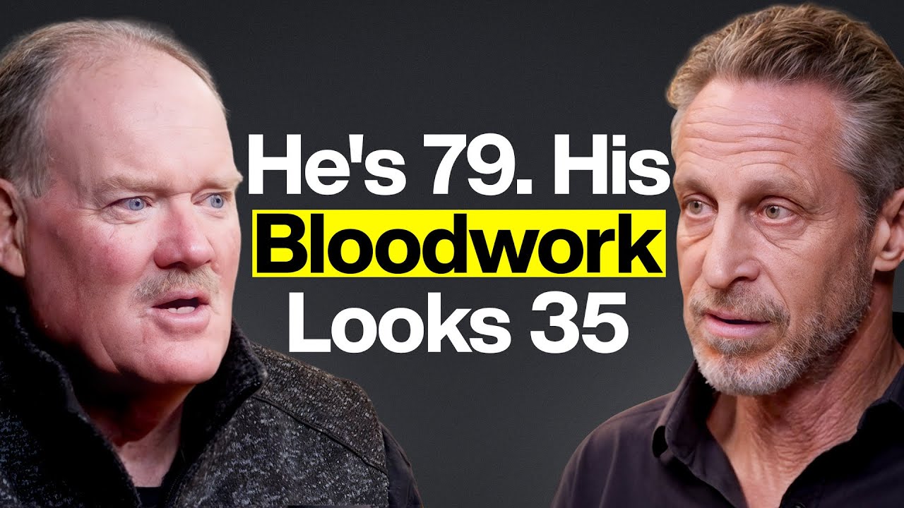 YouTube post by @drmarkhyman for Seed. Caption reads: Longevity Doctor: I’m 79 With the Health of a 40....