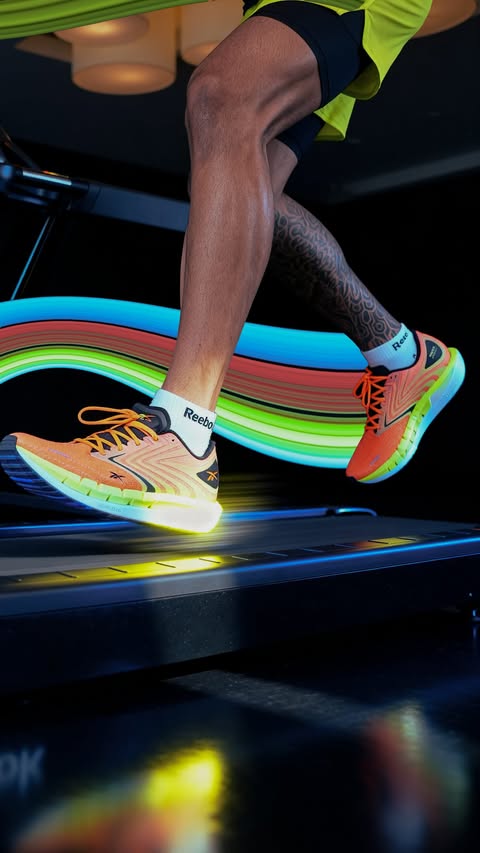 Instagram post by @rahuldattard for Reebok. Caption reads: The FloatZig Tread @reebokindia lets me keep....
