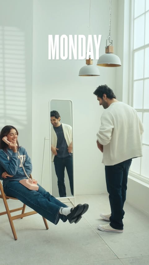 Instagram post by @americaneagleindia for American Eagle. Caption reads: effortless, iconic, and always in American....