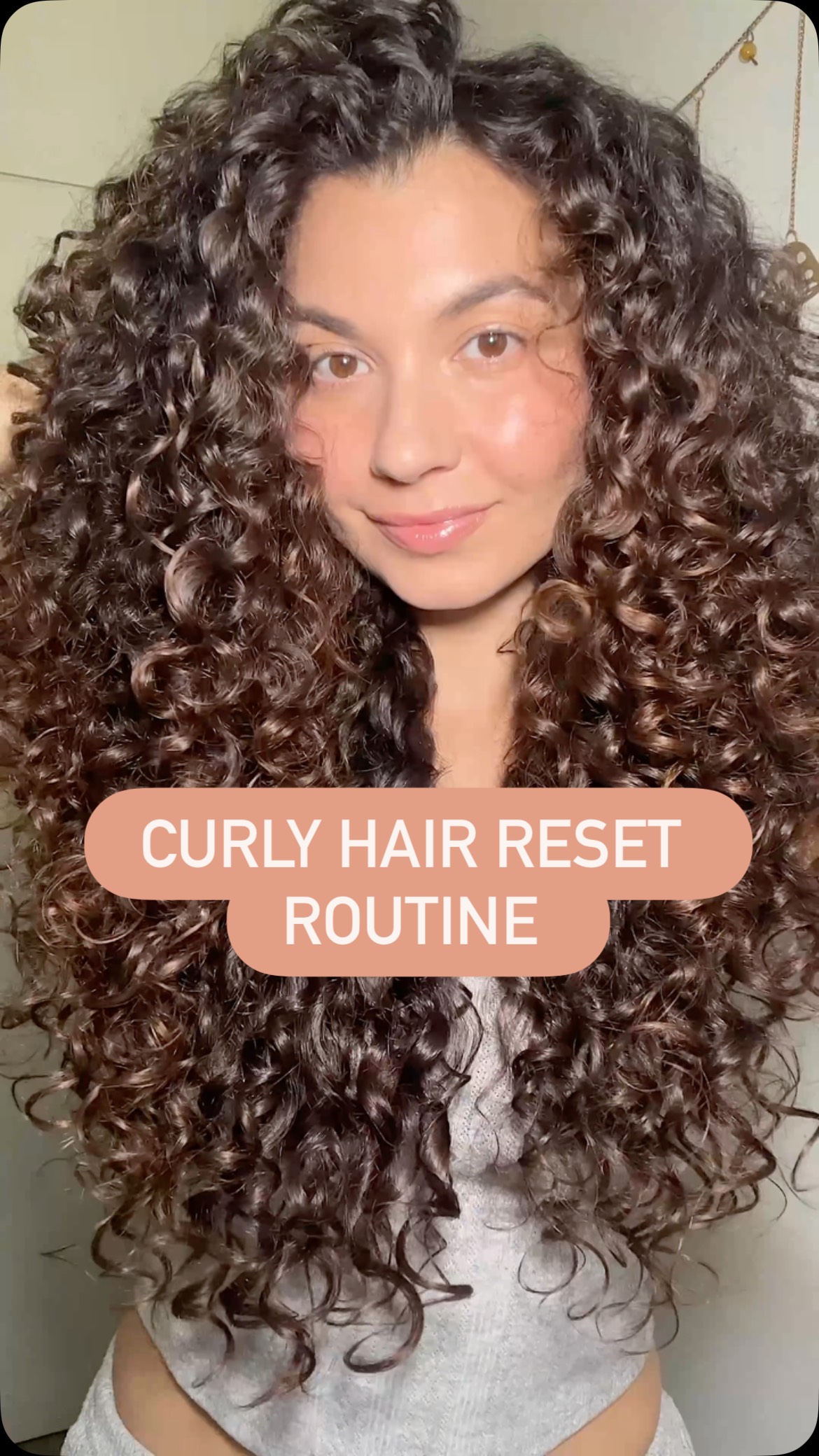 Instagram post by @fris.ee for Ouidad. Caption reads: Being sick with curly hair is ACTUALLY the worst.....