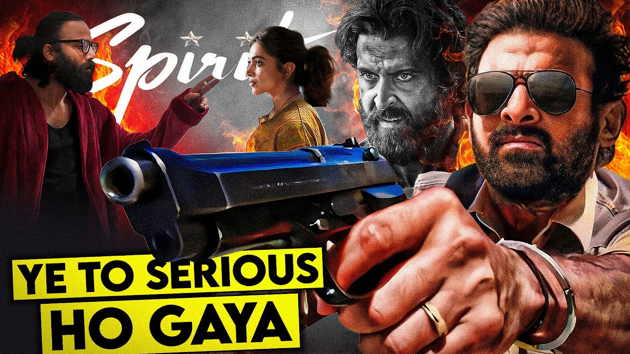 YouTube post by @Flickverseyt for Odoo. Caption reads: Spirit Controversy is Crazy! Hrithik in KGF? -....