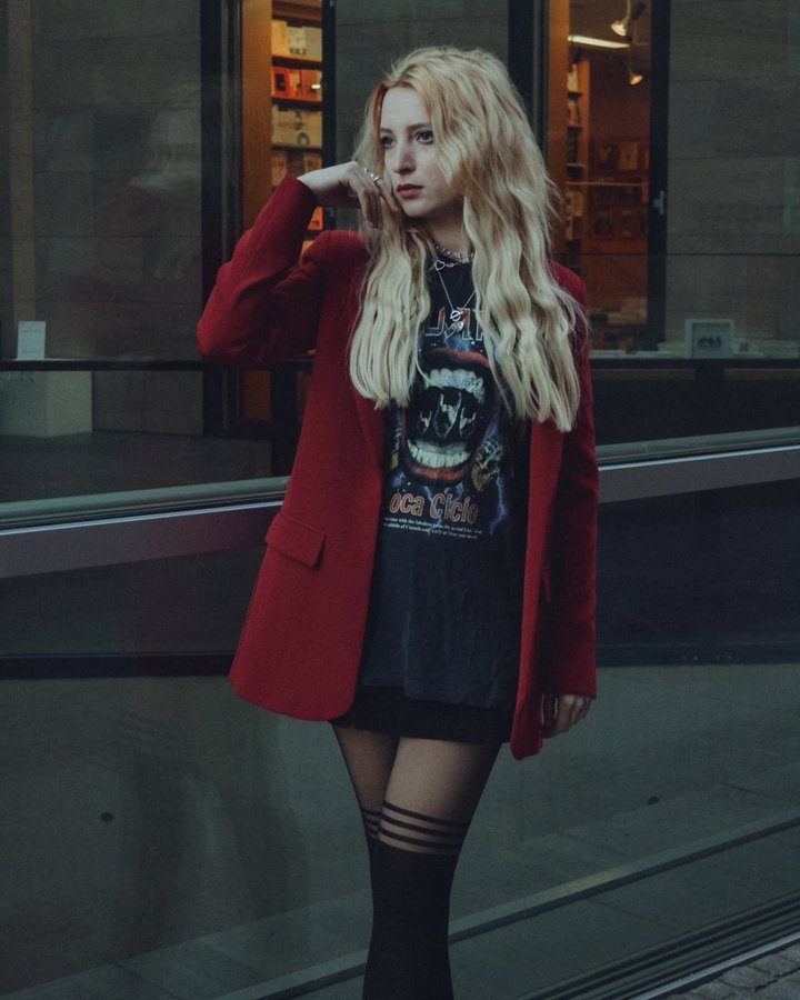 Instagram post by @vodkaandbeer for VITALY. Caption reads: Photo: @arturjordanofficial
Ring: @vitaly 
Choker:....