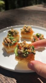 Instagram post by @crazythickasians for Patagonia Provisions. Caption reads: [...] with crispy rice. We used....