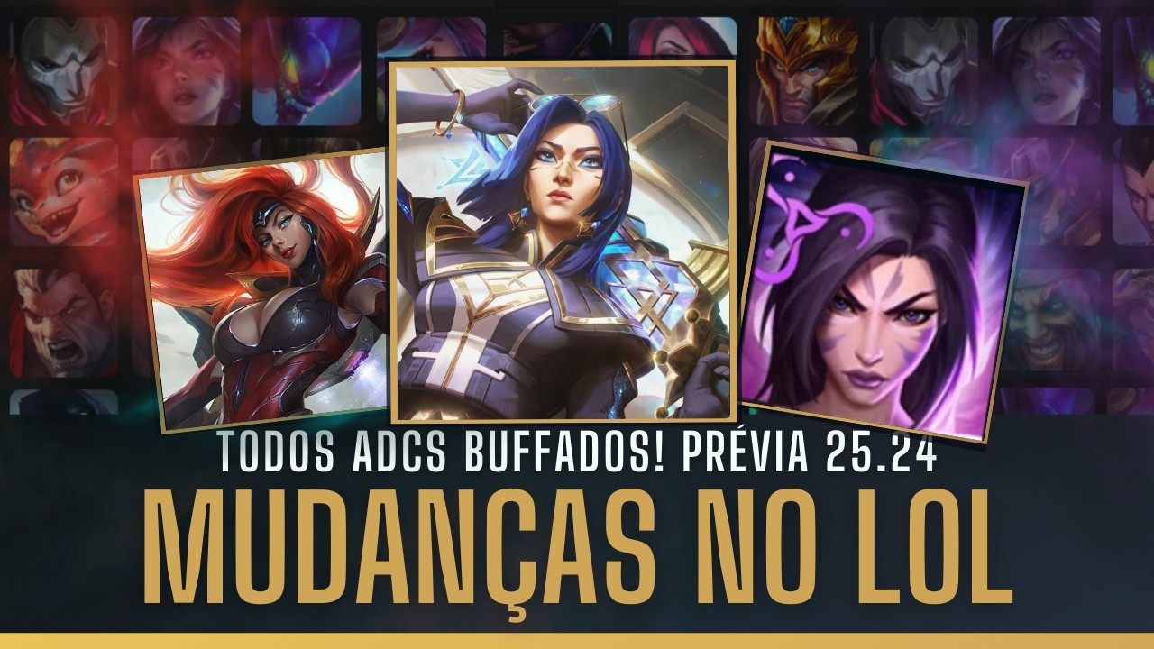 YouTube post by @CanaldoUcla for League of Legends. Caption reads: Changes in League of Legends! All ADCs buffed and....