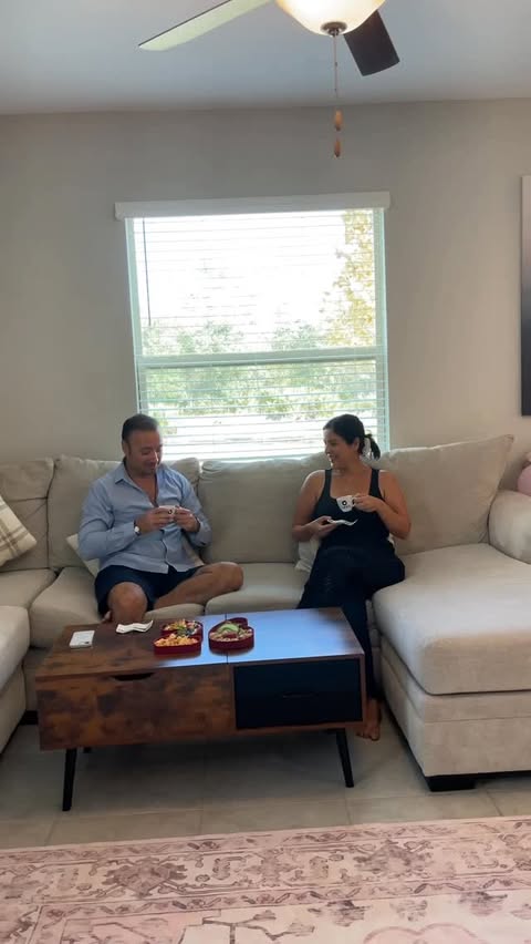 Instagram post by @lifebymel3 for Yaheetech. Caption reads: This coffee table is doing more than just sitting....