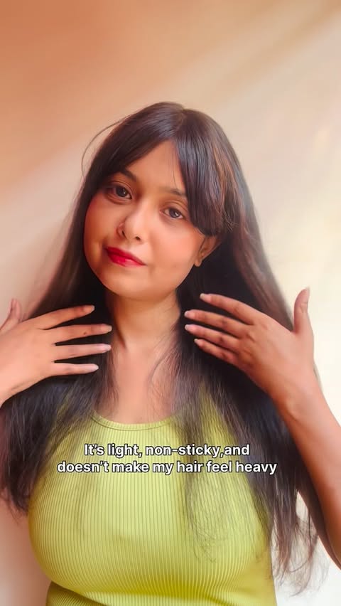 Instagram post by @fashionby_rinita for Nihar Naturals. Caption reads: When your oil understands your hair #ad....
