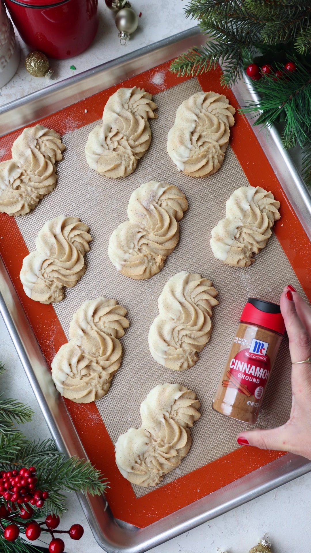 TikTok post by @chelsweets for McCormick. Caption reads: #McCormickPartner Loved adding a bit of @McCormick....