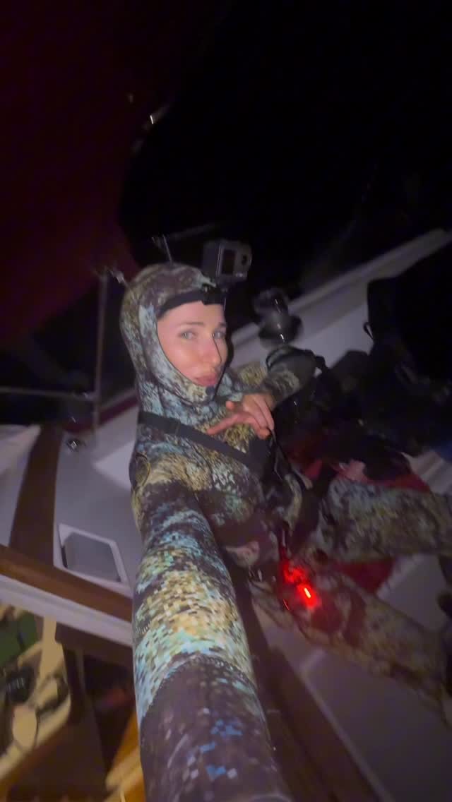 Instagram post by @itslulu_q for BougeRV. Caption reads: Come night diving with me to get some food 😋
I....