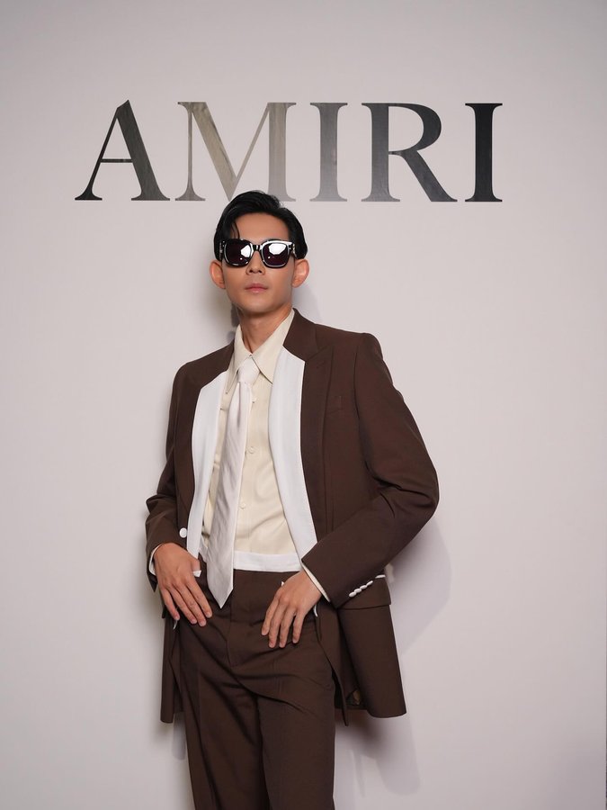 Instagram post by @ryo_ryusei for AMIRI. Caption reads: @amiri @mikeamiri 

“Big love to the [...].