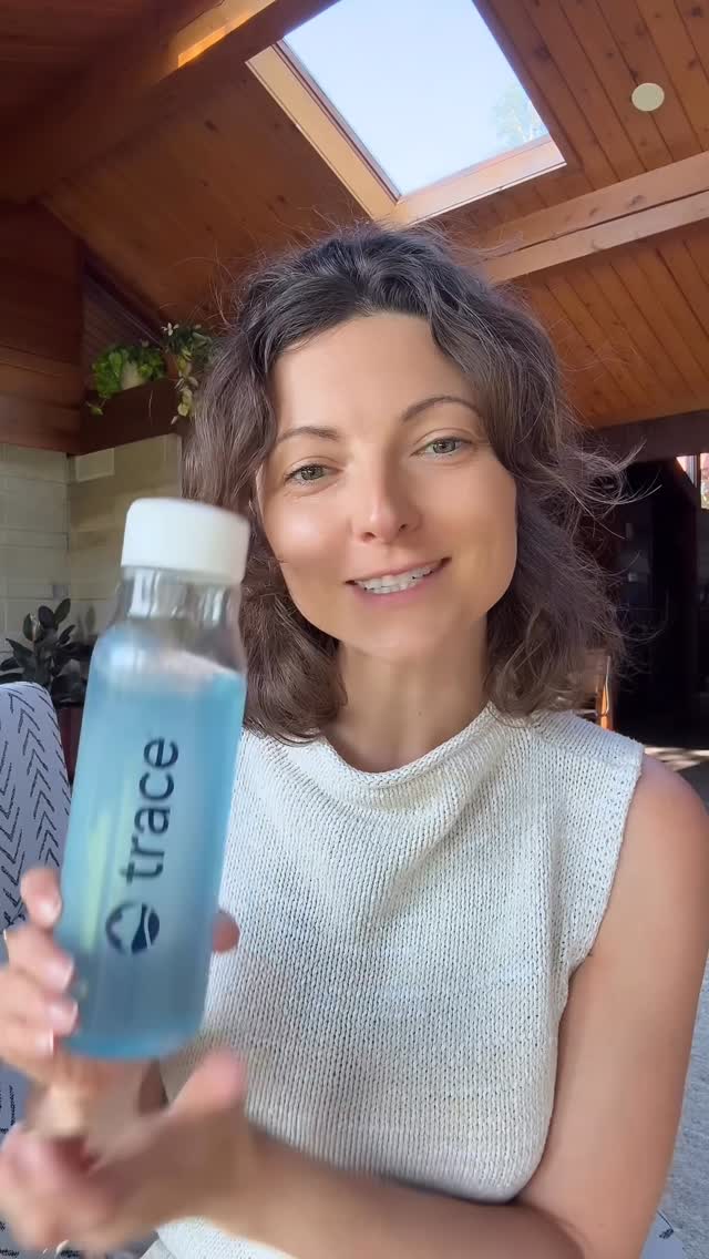 Instagram post by @samwolkwellness for Trace Minerals. Caption reads: [...] Daily Mineral Powder today!....