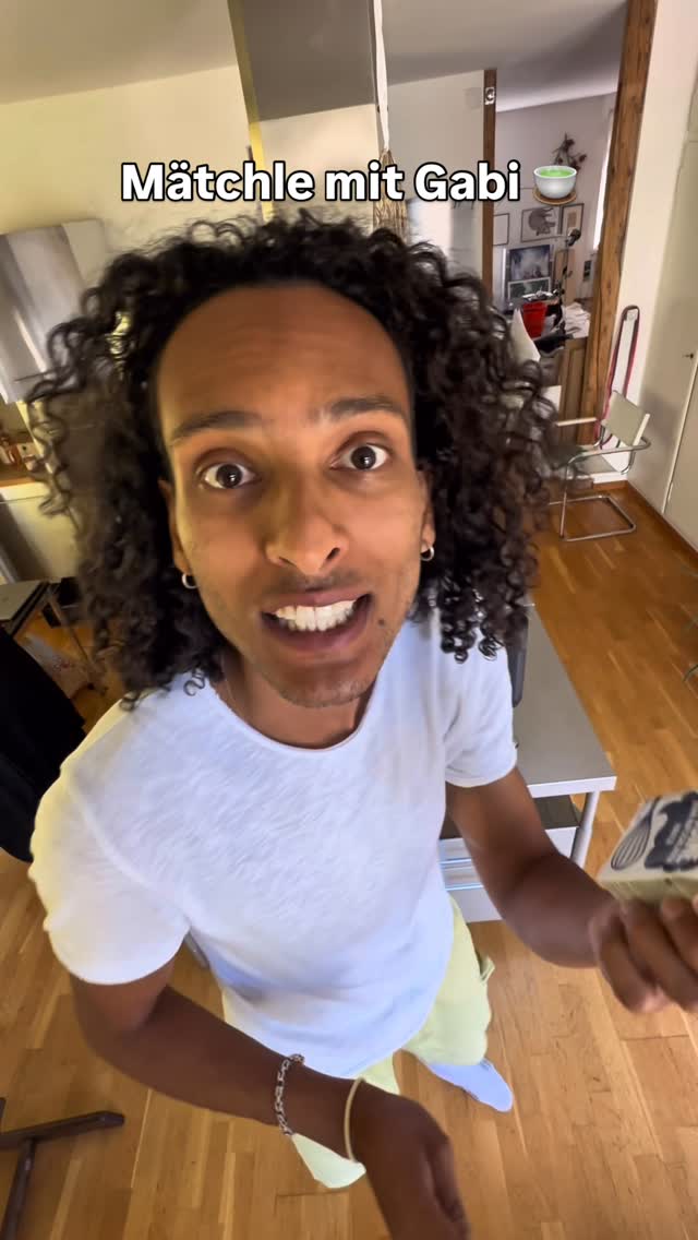 Instagram post by @gabirano for Oatly. Caption reads: 💣 Koche mit GaBi & @oatly #matchalove #ad.