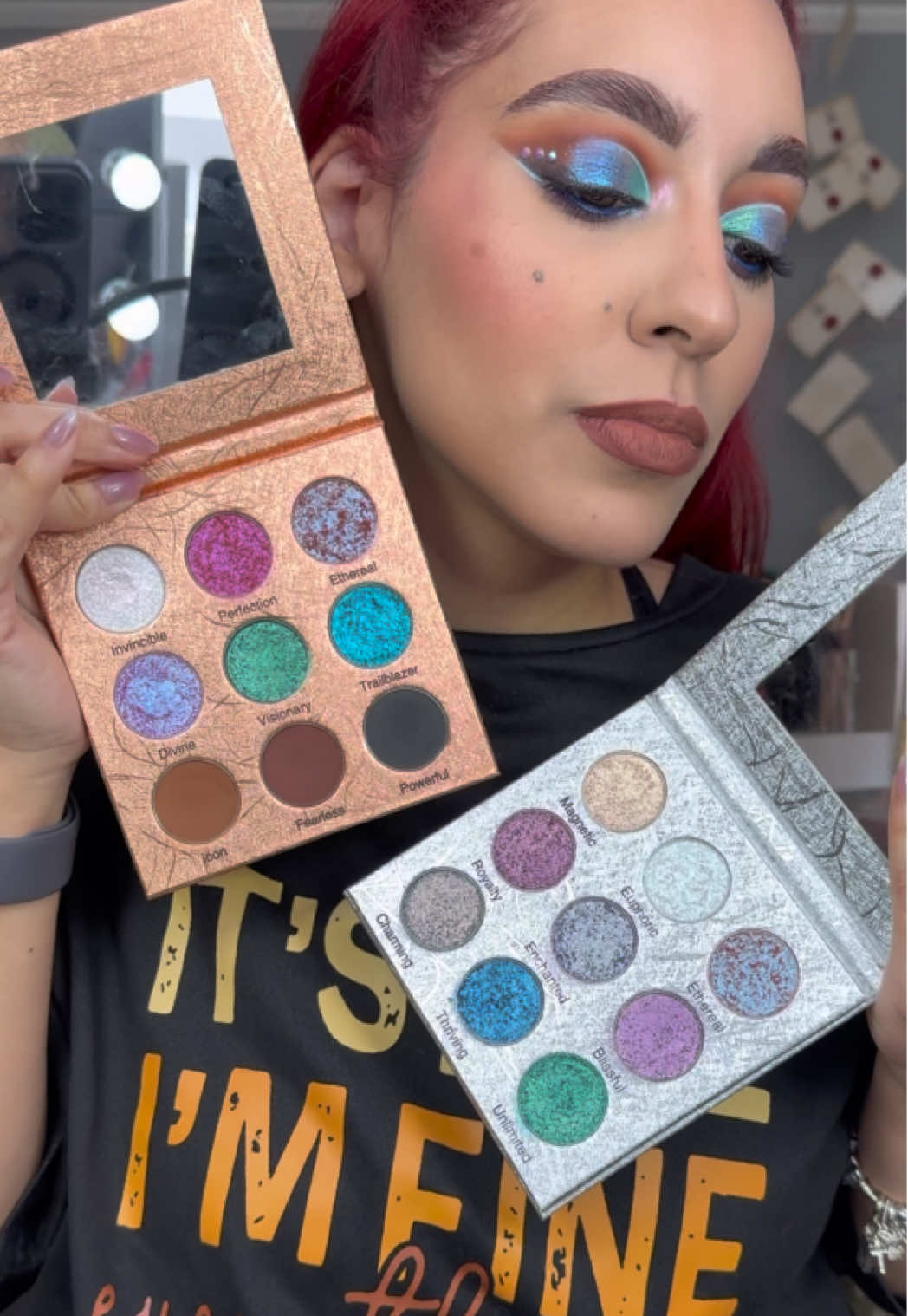 TikTok post by @itspriscillamariemua for Adriana Nichole Cosmetics. Caption reads: I’m literally obsessed 🤩 @Adriana Nichole....