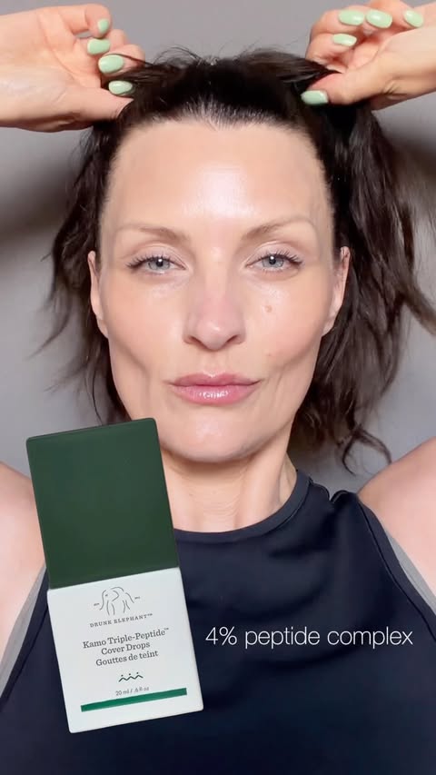 Instagram post by @samchapman for Drunk Elephant. Caption reads: [...] looks like your skin - only better.....