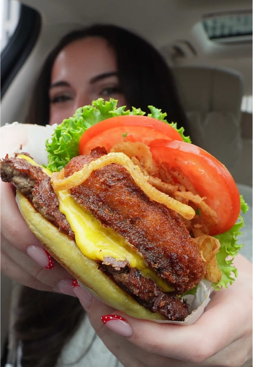 TikTok post by @ranibites for Shake Shack. Caption reads: My ALL TIME favorite order from @SHAKE SHACK....