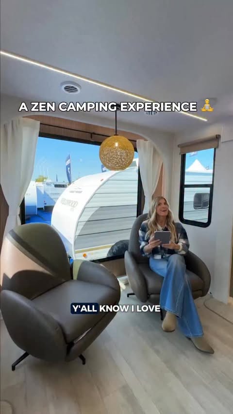 Instagram post by @trishsuhr for Camping World. Caption reads: you’re finding your zen... and it comes with....
