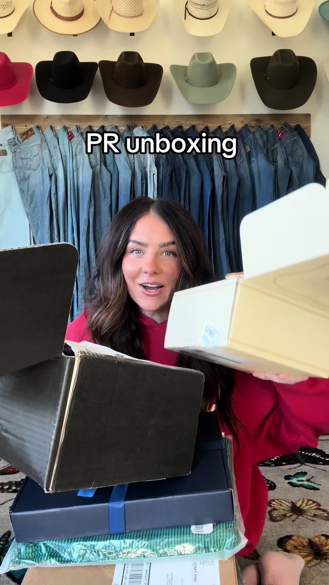 TikTok post by @marijkahunsaker for Nodpod. Caption reads: [...] fashion girly 🖤 brands mentioned are:....