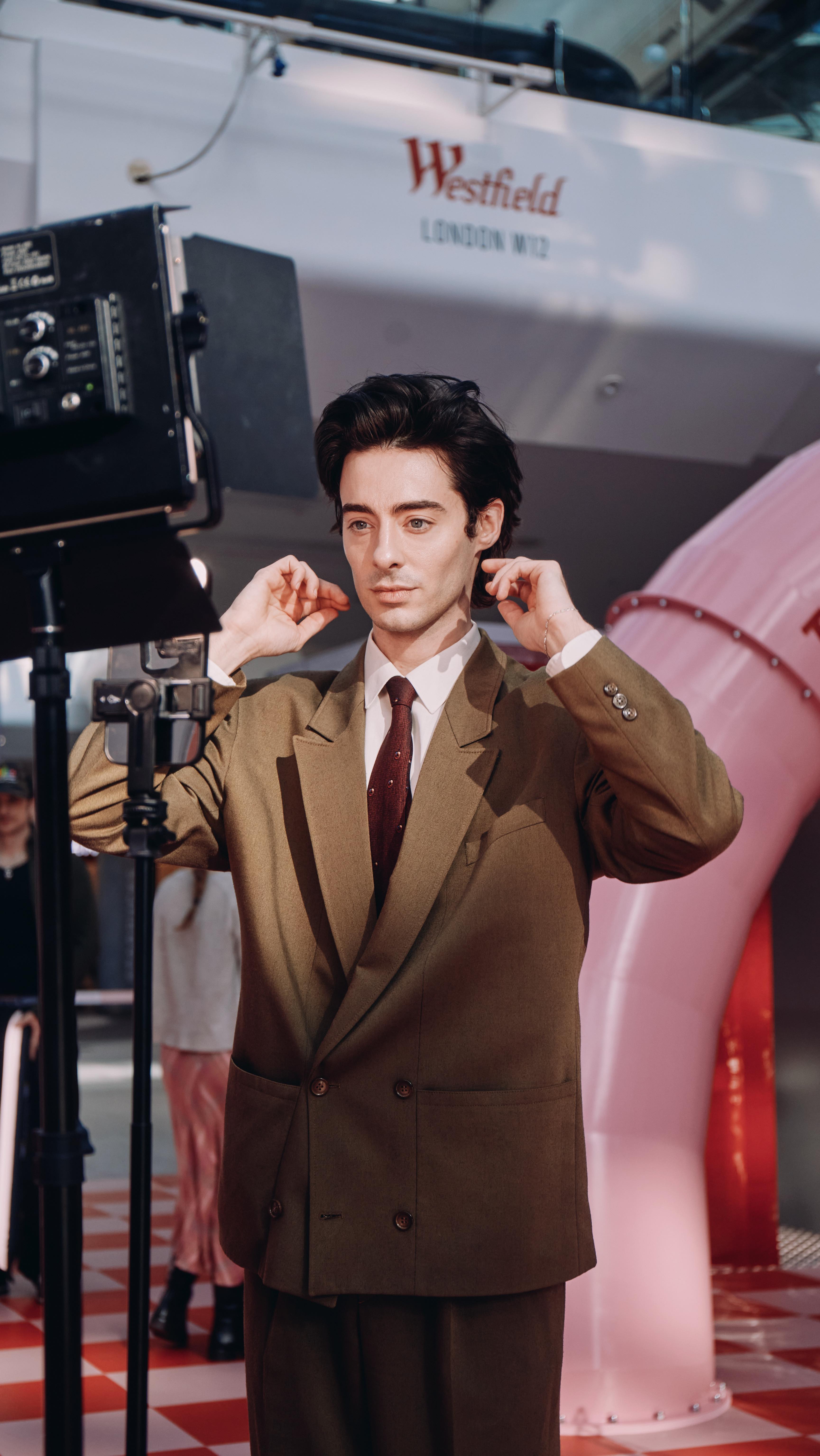 Instagram post by @arthurgarros for Westfield London. Caption reads: What is the future of beauty? This weekend....