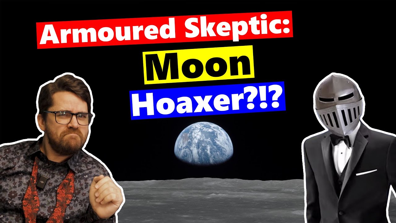 YouTube post by @VicedRhino for NASA. Caption reads: I'm Skeptical of Armoured Skeptic's Skepticism 🤔.