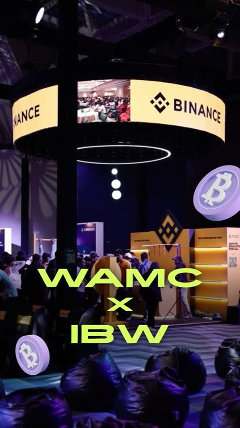 Instagram post by @wearemadcreatives for Binance. Caption reads: [...] nothing came close to the energy. Binance....