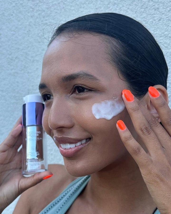 Instagram post by @kristinamenissov for DERMAFIRM. Caption reads: GIVEAWAY 🥳

I partnered up with @dermafirm_global....