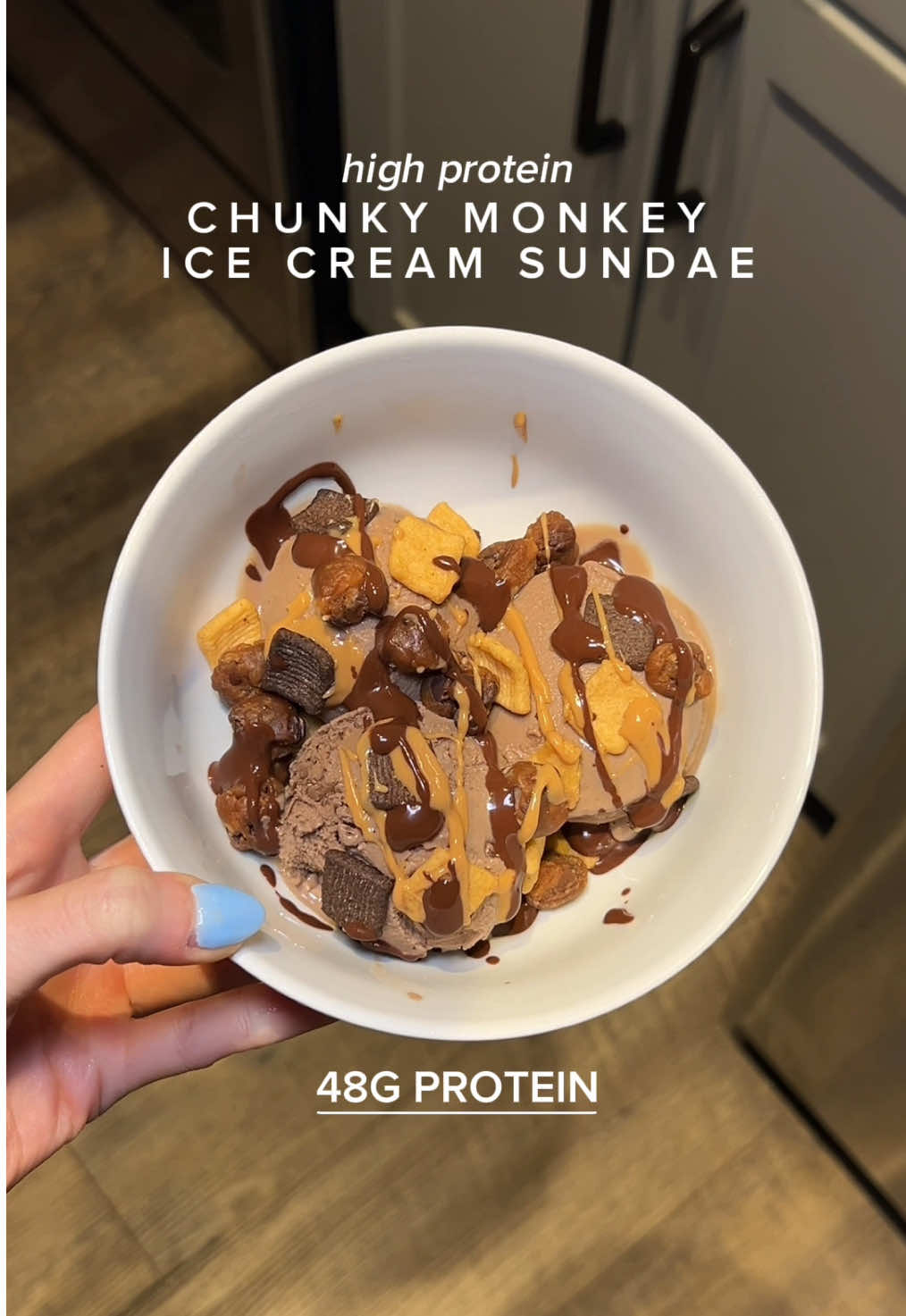 TikTok post by @samgbrady for ALOHA. Caption reads: for all you chocolate peanut butter lovers out....