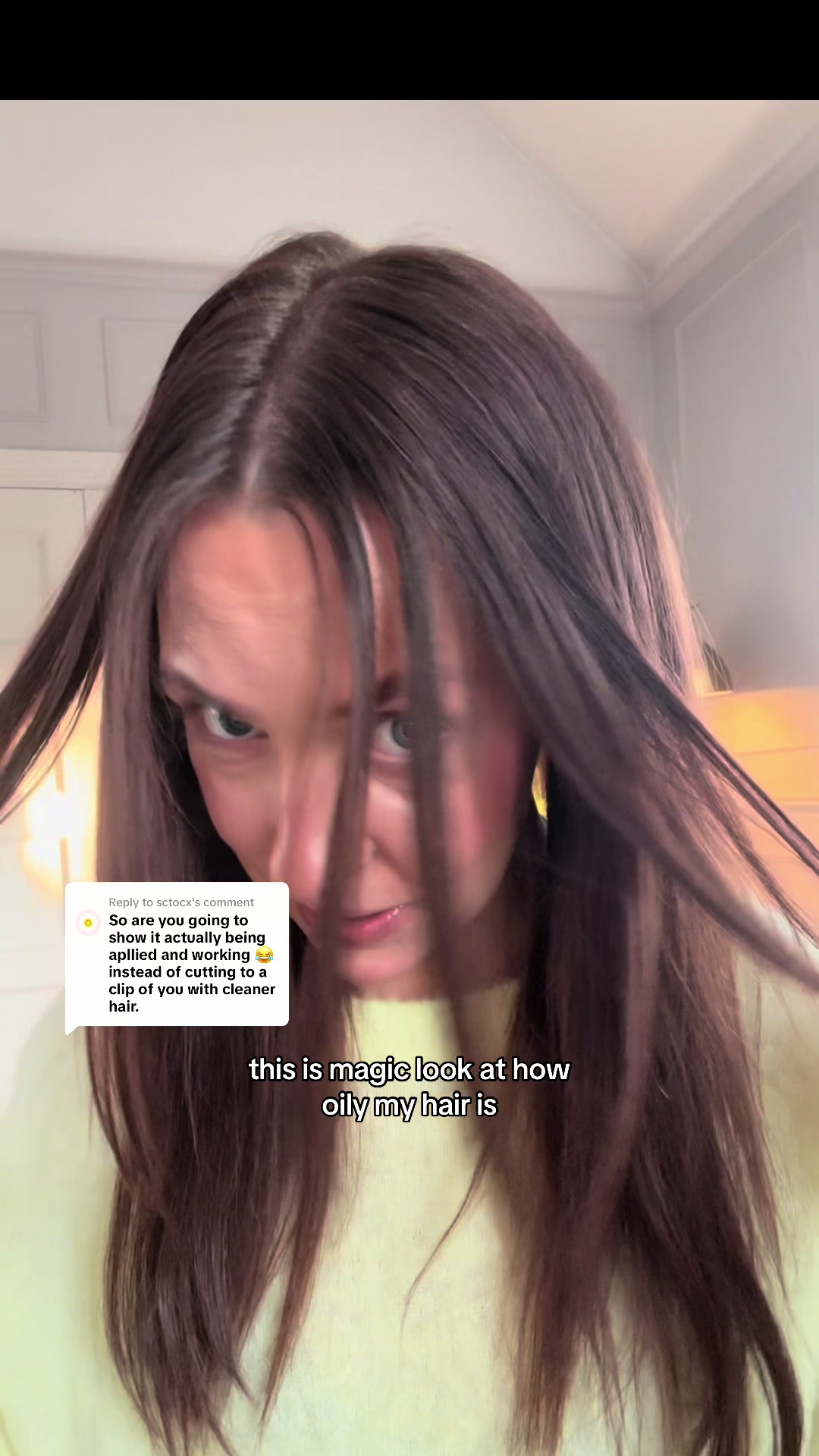 TikTok post by @laurab_mua for K18 Hair. Caption reads: Replying to @sctocx  @K18 Hair @Millies.ie ....