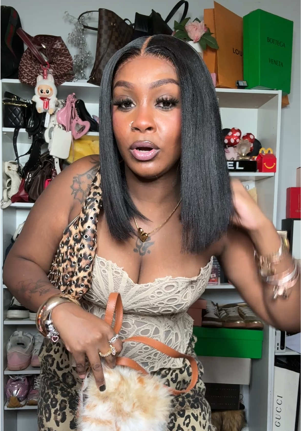 TikTok post by @brownskinmami1 for Nadula. Caption reads: R&B ladies night😮‍💨🔥 @nadula hair....
